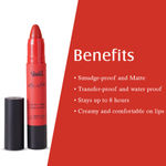 Buy Glam 21 Lip Sutra Non-Transfer Crayon Lipstick |Lightweight & Longlasting| Creamy and comfortable on lips -2.8 gm | Flamenco Red-01 - Purplle