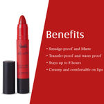 Buy Glam 21 Lip Sutra Non-Transfer Crayon Lipstick |Lightweight & Longlasting| Creamy and comfortable on lips -2.8 gm | Red Apple-03 - Purplle