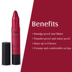 Buy Glam 21 Lip Sutra Non-Transfer Crayon Lipstick |Lightweight & Longlasting| Creamy and comfortable on lips -2.8 gm | Silky Magenta- 05 - Purplle
