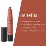Buy Glam21 Lip Sutra Non-Transfer Crayon Lipstick |Lightweight & Longlasting| Creamy and comfortable on lips -2.8 gm | Berry Nude-10 - Purplle