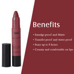 Buy Glam 21 Lip Sutra Non-Transfer Crayon Lipstick |Lightweight & Longlasting| Creamy and comfortable on lips -2.8 gm | Mauve-11 - Purplle