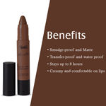 Buy Glam21 Lip Sutra Non-Transfer Crayon Lipstick |Lightweight & Longlasting| Creamy and comfortable on lips -2.8 gm | Bare Brown-12 - Purplle