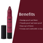 Buy Glam 21 Lip Sutra Non-Transfer Crayon Lipstick |Lightweight & Longlasting| Creamy and comfortable on lips -2.8 gm | Star Glaze-17 - Purplle