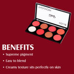 Buy Glam21 Blush Highlighter Palette | Silky pigments for long lasting shimmer look | suitable for all skin tone | 24 gm - Classy-03 - Purplle
