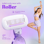 Buy Bombae Rollplay Mini Hair Removal Razor with Roller Compact Case 1 unit - 1 Pc - Purplle