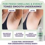 Buy Sanfe Underarm Lightening Roll On For Women | For Underarms | Lightens & Remove Pigmentation | Deodorant for Underarms | Glycoclear Technology | 50ml - Purplle