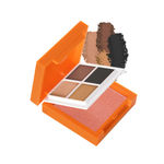 Buy Swiss Beauty Craze Eyeshadow and Blusher Palette with highly pigmented and blendable Colors | Shade -1 , Mysterious Night | - Purplle