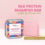 Buy Earth Rhythm Silk Protein Shampoo Bar | Restores Shine, Softens Hair, Makes Hair Silky | Shine & Frizz Free | For Chemically Treated Hair | Men & Women | With Tin - 80 G - Purplle