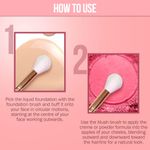 Buy NY Bae Pro Dual Brush- Foundation & Blush | Multipurpose | Smooth Blending | Even Application | Fine & Soft Bristles 1 Pc - Purplle