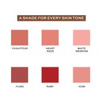 Buy Makeup Revolution Satin Kiss Lipstick Ruby Red (3.5 gm) - Purplle
