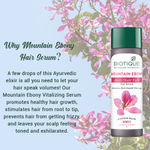 Buy Biotique Bio Mountain Ebony Anti hair fall Hair Serum For Falling Hair  120ml - Purplle