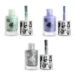Buy Elitty Nail Polish Combo -Busting  (Mint Cookie ,Silver ,Purple) Combo of 3 - Purplle