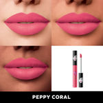 Buy Elle18 Liquid Lip Color Peppy Coral 5.6 ml - Purplle