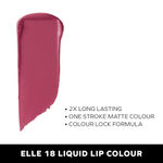 Buy Elle 18 Liquid Lip Color Mauve Opera 5.6ml - Purplle