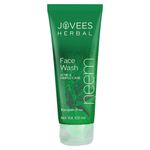 Buy Jovees Herbal Neem Face Wash For Acne and Pimple Care | For Men/Women | Bright, Clear and Glowing Skin | Paraben and Alcohol Free | 120 ML (Pack of 1) - Purplle