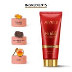 Buy Jovees Herbal Bridal Brightening Face Scrub With Turmeric, Honey & Pearl Millet Flour | For All Skin Types | Gently Remove Dead Skin | For Ultra Radiance 100gm - Purplle