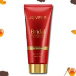 Buy Jovees Herbal Bridal Brightening Face Scrub With Turmeric, Honey & Pearl Millet Flour | For All Skin Types | Gently Remove Dead Skin | For Ultra Radiance 100gm - Purplle