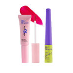 Buy Blue Heaven Lip Tint + Eyeliner Combo - Showgirl Pink | Lip & Cheek Tint, Showgirl Pink | Eyeliner, Black |Pack of 2 - Purplle