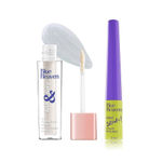 Buy Blue Heaven Pout & Wink Combo - Unicorn| Lip Plumper, Unicorn | Eyeliner, Black, Pack of 2 - Purplle