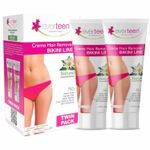 Buy everteen 50g+50g Natural Bikini Line Hair Remover Cream for Women – 1 Twin Pack - Purplle