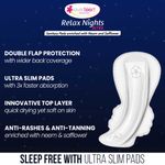 Buy everteen XXL Relax Nights Ultra Thin 7 Sanitary Pads with Neem and Safflower - Purplle