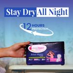 Buy everteen XXL Relax Nights Ultra Thin 40 Sanitary Pads with Neem and Safflower, Menstrual Cramps Roll-On Inside Pack - 1 Pack (40 Pads, 320mm) - Purplle