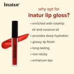 Buy Inatur Lip Gloss - Cheeky Red (1.6 ml) - Purplle