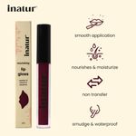Buy Inatur Lip Gloss - Wine (1.6 ml) - Purplle