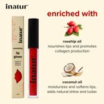 Buy Inatur Lip Gloss - Glam Pink (1.6 ml) - Purplle