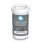 Buy Oxylife Salon Professional Charcoal Detox 5 Creme Bleach Sytem - 310g | With Oxysphere Technology | Enriched with Active Oxygen & Charcoal | Complete Solution to 5 Skin Problems | For Dull & Tanned Skin - Purplle