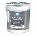Buy Oxylife Salon Professional Charcoal Detox 5 Creme Bleach Sytem - 310g | With Oxysphere Technology | Enriched with Active Oxygen & Charcoal | Complete Solution to 5 Skin Problems | For Dull & Tanned Skin - Purplle