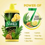 Buy Dabur Vatika Lemon Anti-Dandruff Shampoo - 1L | Reduces Dandruff from 1st wash | Moisturises Scalp | Provides Gentle Cleansing, Conditioning & Nourishment to Hair - Purplle