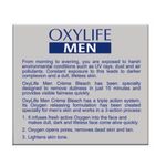 Buy Oxylife Men Crème Bleach - 150 g | For All Men Skin Types | Effective Skin Lightening | Removes Tan & Lightens Dark Spots | Instant & Long Lasting Fairness - Purplle