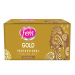 Buy Fem Professional Gold Facial Kit - 300g | For Golden Glow | Instant & Long Lasting Radiance | Deep Cleansing | Professional Spa Like Experience | 5 Unique Step Complete Solution Kit - Purplle