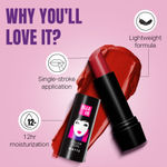 Buy Elle18 Color Pop Matte Lip Color, Selfie Red, 4.3 gm - Purplle