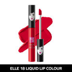 Buy Elle18 Liquid Lip Color|| Rhubarb Red|| 5.6 ml - Purplle