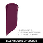 Buy Elle18 Liquid Lip Color, Sangria Blanca, 5.6ml - Purplle