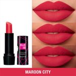 Buy Elle 18 Color Pop Matte Lip Color, R36, Maroon City, 4.3 g - Purplle