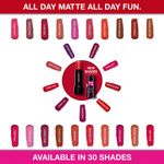 Buy Elle 18 Color Pop Matte Lip Color, R36, Maroon City, 4.3 g - Purplle