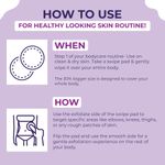 Buy Sanfe Clear & Confident Glycoglow Body Toner Swipes l Healthy skin in 1 Week | Clears Tan, Dark Spots, Odour & Body Acne 60 Dual Side Pads - Purplle