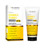 Buy Dr. Sheth's Ceramide & Vitamin C Sunscreen SPF 50+ PA++++ |In-Vivo Tested | For Healthy & Bright Skin | Lightweight & Non Greasy | For UVA/UVB & Blue Light & IR Protection | No white cast | For All Skin Types | For Men & Women | 80 gm - Purplle