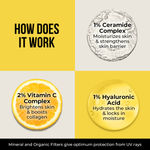 Buy Dr. Sheth's Ceramide & Vitamin C Sunscreen SPF 50+ PA++++ |In-Vivo Tested | For Healthy & Bright Skin | Lightweight & Non Greasy | For UVA/UVB & Blue Light & IR Protection | No white cast | For All Skin Types | For Men & Women | 80 gm - Purplle