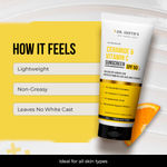 Buy Dr. Sheth's Ceramide & Vitamin C Sunscreen SPF 50+ PA++++ |In-Vivo Tested | For Healthy & Bright Skin | Lightweight & Non Greasy | For UVA/UVB & Blue Light & IR Protection | No white cast | For All Skin Types | For Men & Women | 80 gm - Purplle