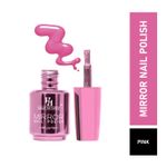 Buy Half N Half Mirror Nail Polish, B-Pink (18 ml) - Purplle