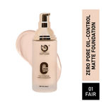 Buy Mattlook Zero Pore Oil Control Full Coverage Matte Foundation, Fair (45 ml) - Purplle