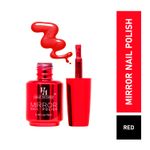 Buy Half N Half Mirror Nail Polish, A-Dark Red (18 ml) - Purplle