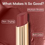 Buy Purplle Ultra HD Matte Lipstick - Brick Brown 14 - Purplle
