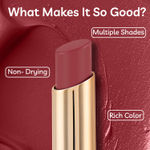 Buy Purplle Ultra HD Matte Lipstick - Nude Mauve 08 (3.5 gm)  - Purplle