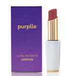 Buy Purplle Ultra HD Matte Lipstick - Nude Mauve 08 (3.5 gm)  - Purplle