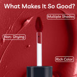 Buy Purplle Ultra HD Matte Liquid Lipstick - Cinnamon Red 06 (4.8 gm)  - Purplle